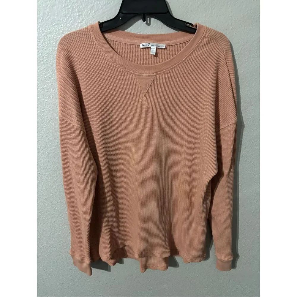 ❤️Seven7 Waffle Knit Long Sleeve Top